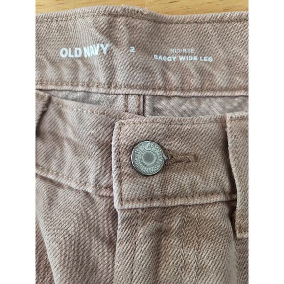 Old Navy Mid-Rise Baggy Wide Leg Pants-Size2/NWOT - Picture 3 of 3